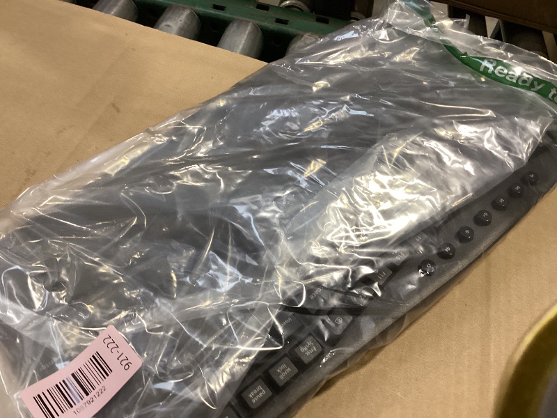 Photo 1 of Ergonomic Wireless Keyboard Mouse Combo, EDJO Bluetooth/2.4G Dual-Mode Connection, Soft Foam Wrist Rest, Silent Typing, Waves Key Design and 3-Level DPI Adjustable Wireless Mouse for Windows, Mac OS