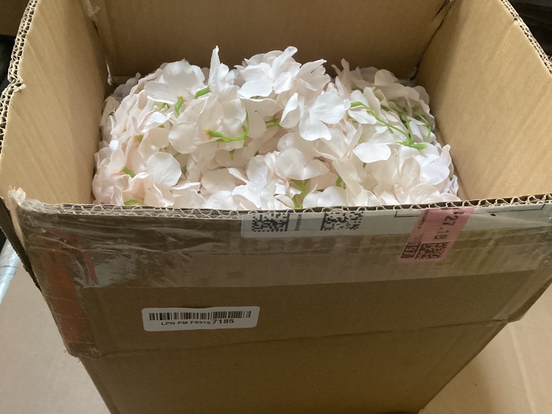 Photo 1 of  Artificial Silk Hydrangea Flower Head Wedding Path Decoration 