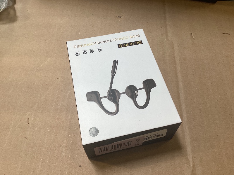Photo 1 of **SELLLING FOR PARTS**Bone Conduction Headphones with AI Noise-Canceling Mic, Double-Tap Mute, Bluetooth 5.4 Dual Device, Open-Ear Safe for Truck Drivers, All-Day Comfort & Clear Calls for Work,Meetings,Online Class(BLACK