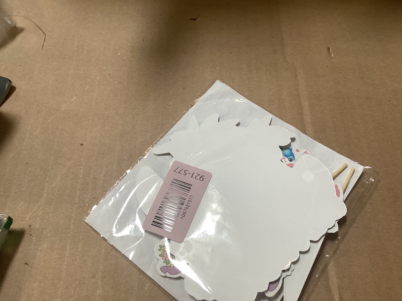 Photo 1 of 25 Pcs Cake Topper and Cupcake Toppers Set Birthday Party Supplies for Cartoon Blue Themed Birthday Decorations