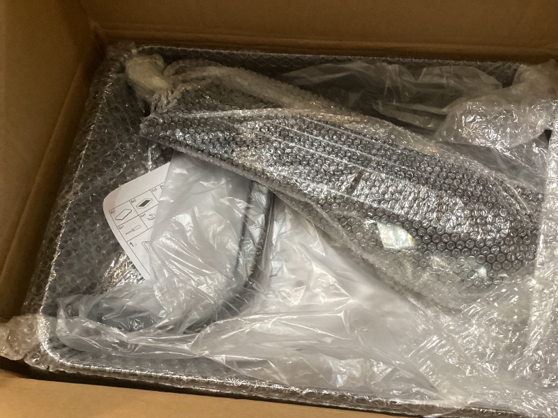 Photo 1 of 3 Tier Metal Rolling Utility Cart Organizer with Walnut Table Top, Stable and Sturdy Rolling Storage Carts with 2 Lockable Wheels for Kitchen?Bathroom?Snacks?Coffee?Craft?Makeup?Baby Essentials