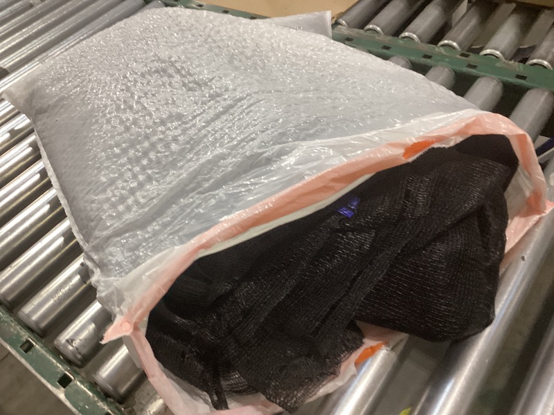 Photo 1 of Trampoline Net Replacement Trampoline Safety Round Frame Enclosure Weather Resistant Breathable Net with Double Headed Zippers(8 Straight Poles,12 FT)