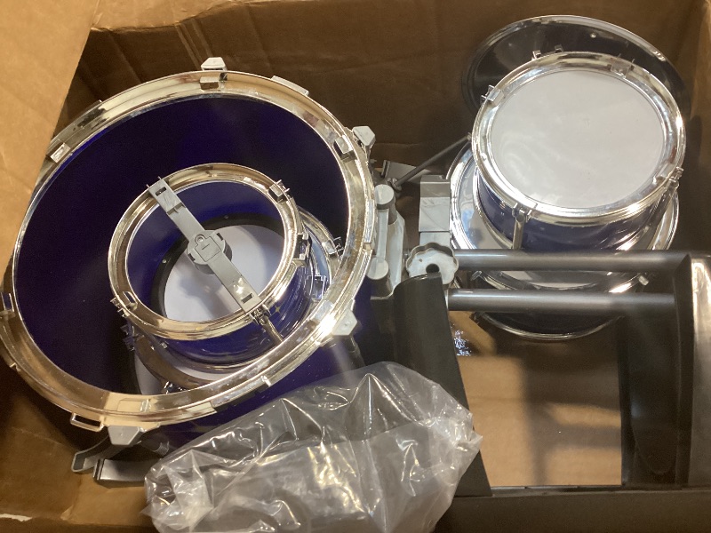 Photo 1 of Upgraded Kids Drum Set for Toddlers w/ Light (All Plastic), Musical Gifts Toys for Boys Girls, Kids Jazz Drum Kit for Beginner Music Practice, Christmas Birthday Gift