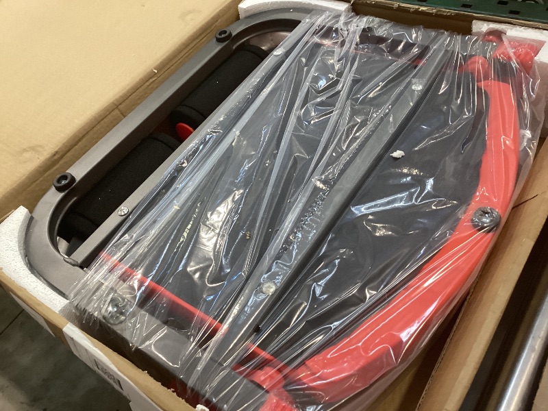 Photo 1 of Ab Machine Ab Workout Equipment Sit Up Machine & Exercise Equipment Ab Crunch Machine for Stomach Workout Ab Core Trainer Abdominal Machine for Home Gym with Resistance Bands (Red)