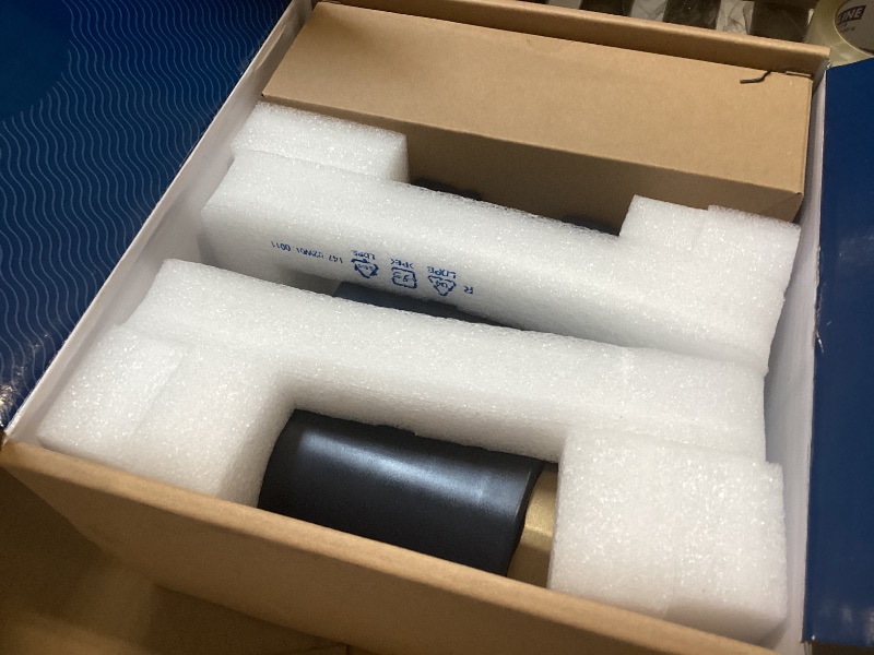 Photo 1 of Moen Flo Smart Water Monitor and Automatic Shutoff Sensor, Wi-Fi Connected Water Leak Detector for 1-1/4-Inch Diameter Pipe, 900-002