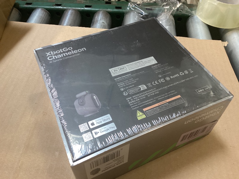 Photo 1 of XbotGo Chameleon AI Auto Sports Action Camera - 4K 60FPS Soccer Camera and Basketball Tracking Camera for Team Sports, Live Streaming, No Subscription, Works with iOS & Android (Lava Graphite)