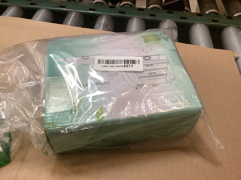 Photo 1 of 110V 555ML Ultrathin Travel Foldable Electric Kettle with Separable Power Cord and Handle, Boil Dry Protection, Food Grade Silicone