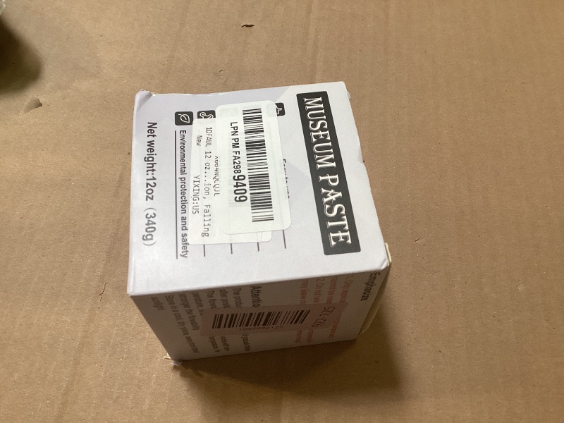 Photo 1 of 1DFAUL 12 oz Exhibits Fixing Gel for Museum, Removable Clear Museum Paste Putty Wax, Reusable & No Residue, Fixed Collection Artifacts and Decorations to Prevent Vibration, Falling