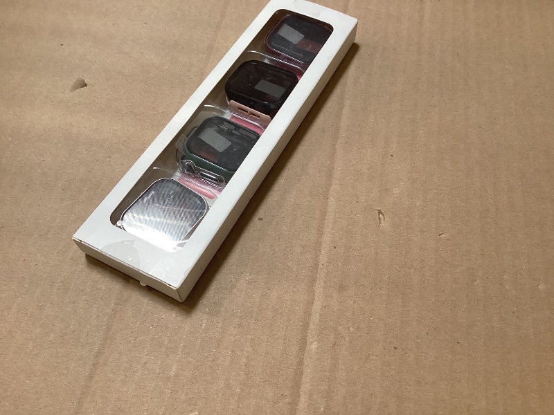 Photo 1 of Adorve Privacy Case for Apple Watch Series 10 42mm Screen Protector, Anti-Spy Cover for iWatch Series 11 10 42 mm, 8 Pack, Black Clear Pink Starlight Rose Pink Pine Green Milk Tea Smoke Violet