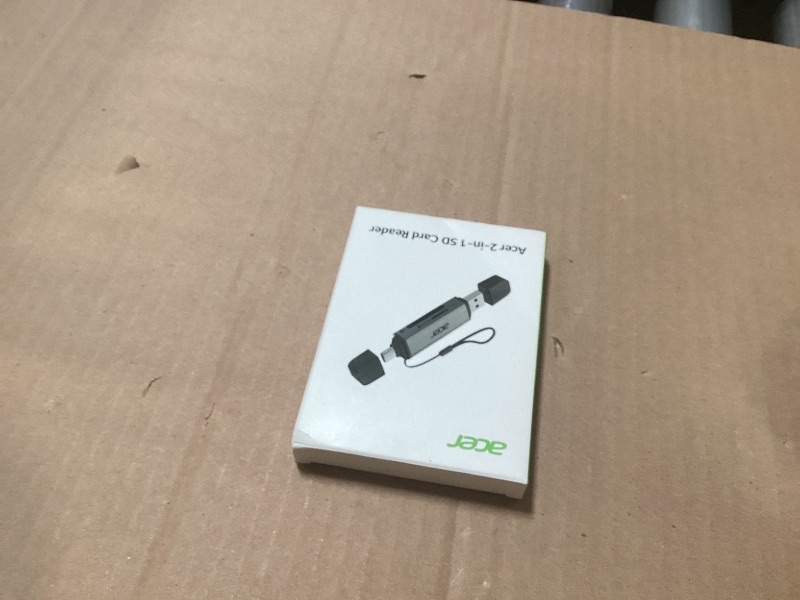 Photo 1 of acer SD Card Reader USB C, Dual Slots USB 3.0 Type C to Micro SD Card Adapter, Memory Card Reader for MicroSD, SDHC, SDXC, Compatible with Laptop, PC, iPhone16/15, MacBook Pro/Air, iPad Pro, Android