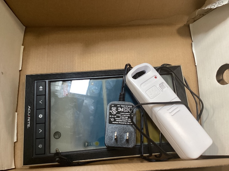 Photo 1 of AcuRite Home Weather Station with Vertical Full-Color Display, Wireless Outdoor Thermometer for Indoor/Outdoor Temperature and Humidity (01201M)