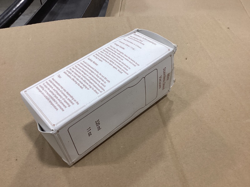 Photo 1 of 11 oz Vacuum Insulated Small Water Bottle – Mini Stainless Steel Travel Mug – Leak-Proof, – 316 Inner Stainless Steel, 304 Outer, Matte Finish – Hot & Cold Retention