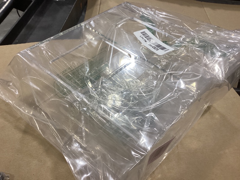 Photo 1 of Kucle 2-Tier Coffee Station Organizer for Countertop, 3 Compartments Clear Acrylic Cup and Lid Holder Tea Condiment Storage Upright Coffee Bar Organizer Pod Dispenser for Office Breakroom Home Kitchen