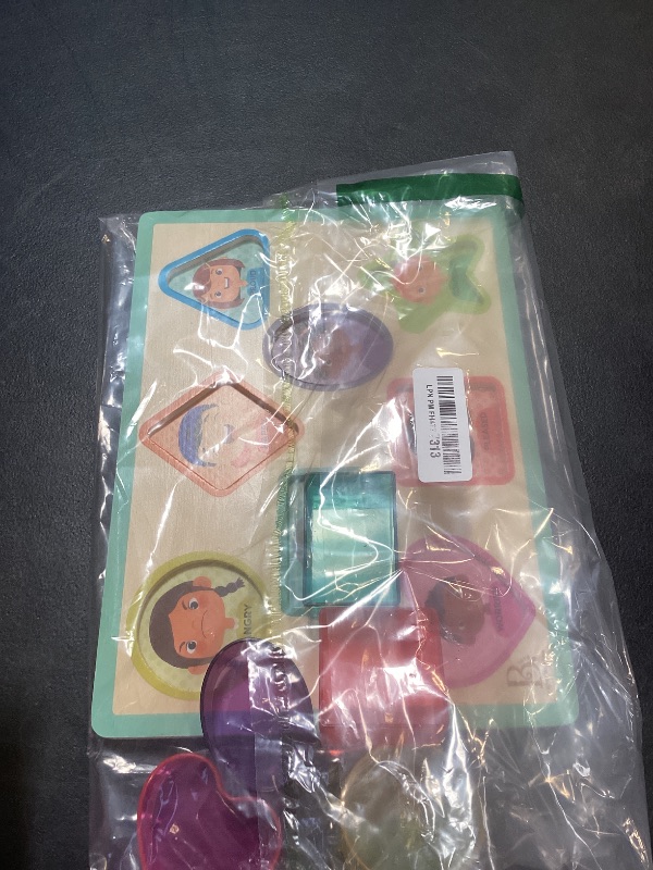 View 1 of Shapes and emotions chunky puzzle