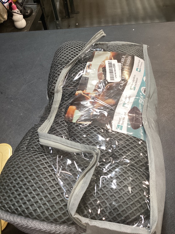 Photo 1 of AEROiVi Car Seat Cushion with Back Support Pillow,Breathable 3D Air Mesh,Non-Slip Bottom, Lumbar Support Car Seat Cushion for Long Sitting,Comfort Car Seat Protector,Car Seat Pad Works with Truck,SUV