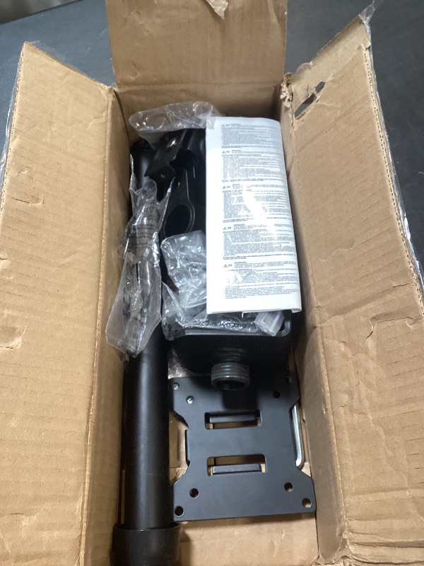 Photo 1 of Monitor Arm Ultrawide Heavy Duty 17-49 Inch - Single Monitor Mount holds up to 44lbs, Adjustable Desk Mount Stand, VESA75/100mm, Black