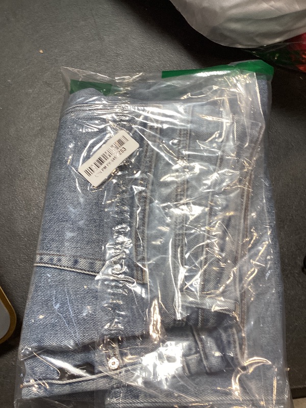 Photo 1 of Silver Jeans Co. Women's Loose & Low Rise Straight Leg Jeans, Medium Wash, 34W x 33L