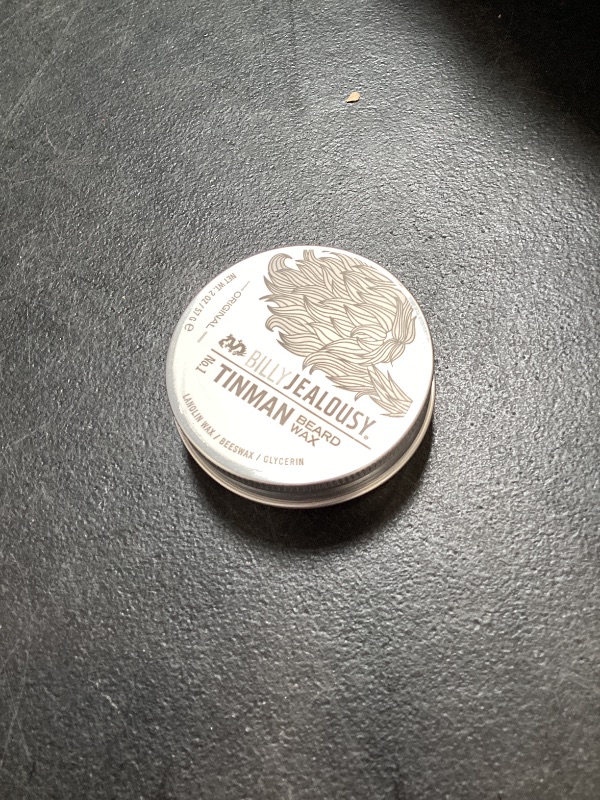 Photo 1 of Billy Jealousy Tinman Beard Wax with Light Hold & Matte Finish, Nourishing Beard Care Product Formulated with Natural Beeswax & Glycerin for Soft, Tamed Facial Hair, 2 Oz