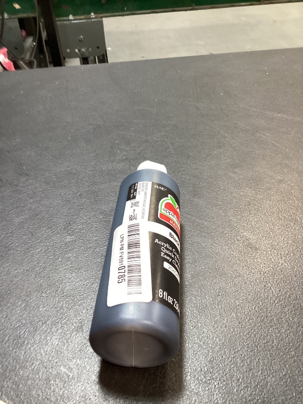 Photo 1 of Apple Barrel Acrylic Paint in Assorted Colors (8 Ounce), 20404 Black- (Pack of 1)