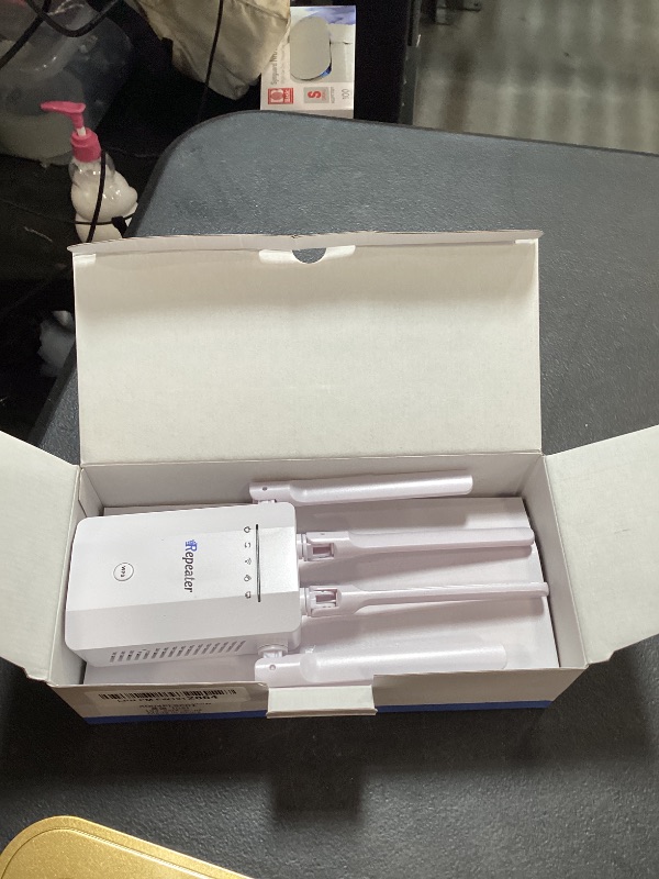 Photo 1 of 2026 New WiFi Extender Signal Booster for Home, 15715sq.ft Long Range WiFi Repeater Wireless Routers Signal Amplifier, Mesh WiFi 15X Faster Access Point with Ethernet Port, Easy Setup, 5 Working Mode