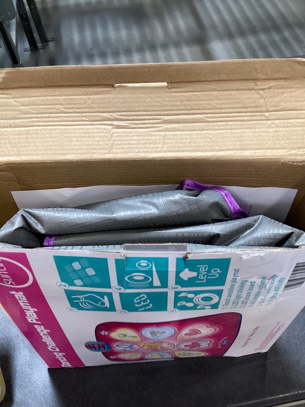 Photo 1 of SUNLIN Dance Mat - Rhythm Step Play Mat - Dance Game Toy Pad with LED Lights, Gift for Kids Girls 3-12, Adjustable Volume, Built-in Music, 3 Challenge Levels