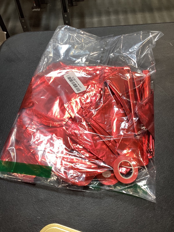 Photo 1 of 2 Set 52Pcs Red Alphabet A-Z Letter Balloons 16in Balloon Foil Letter Decorations Party Decor Red Letter Balloons Alphabet A-Z Party Supplies