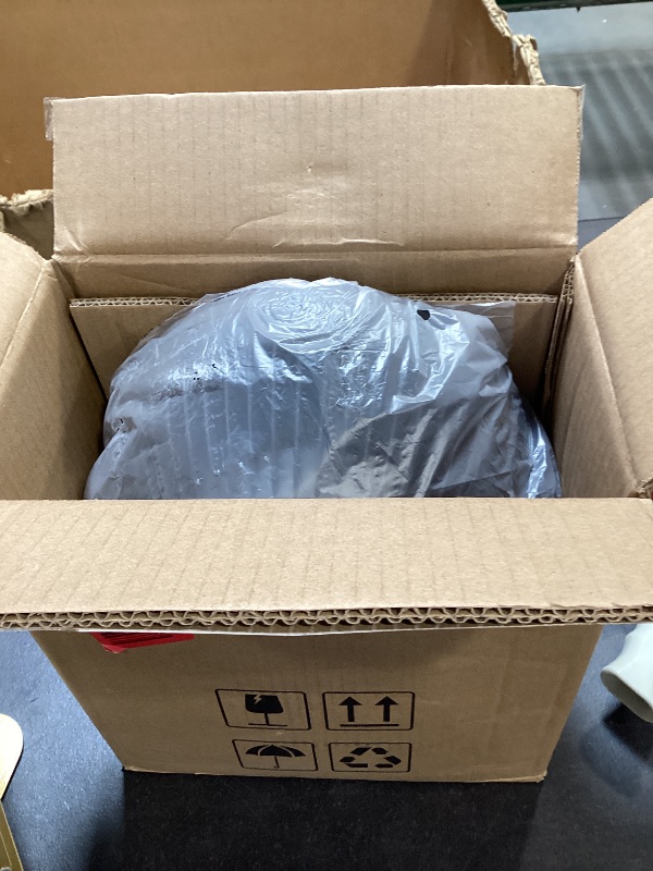 Photo 1 of Amazon Basics Air Circulator Desk Fan for Bedroom, Home and Office, 90-Degree Tilt Head, 3 Speed Settings, Cooling, 35 Watts, Black, 11.1"W x 6.3"D x 10.9"H