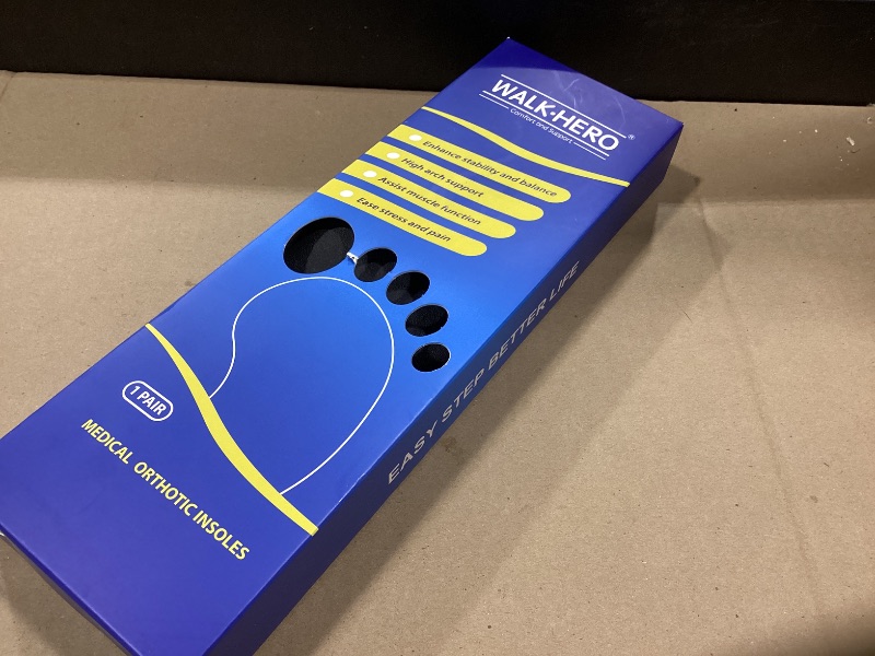 Photo 1 of Arch Support Inserts for Men Women - Plantar Fasciitis High Arch Support Insoles, Orthotics Shoe Inserts for Flat Feet, Foot Pain Relief Shock Absorption and Cushioning (Mens 15-15 1/2)