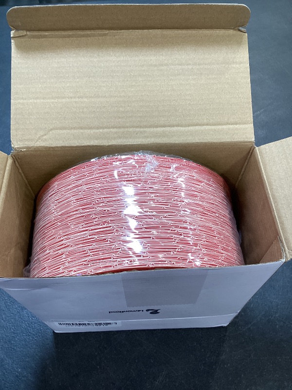 Photo 1 of LemonRoad 100 Pcs Ciao Bambino Baby Shower Decorations Italian Pizza Baby Shower Plates Red Checkered Plates Gender Reveal Newborn Party Mommy Party Supplies(7 Inch)