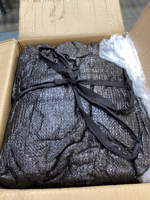 Photo 1 of 20x40 FT Pool Leaf Cover for Inground and Above Ground Rectangle Swimming Pools Durable Mesh Pool Cover with Grommets,Pool Leaf Net for Leaf Protection.