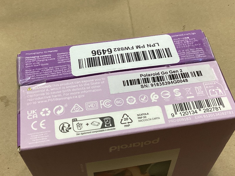 Photo 1 of Polaroid Go Generation 2 - Mini Instant Film Camera - Purple (9183) - Only Compatible with Go Film