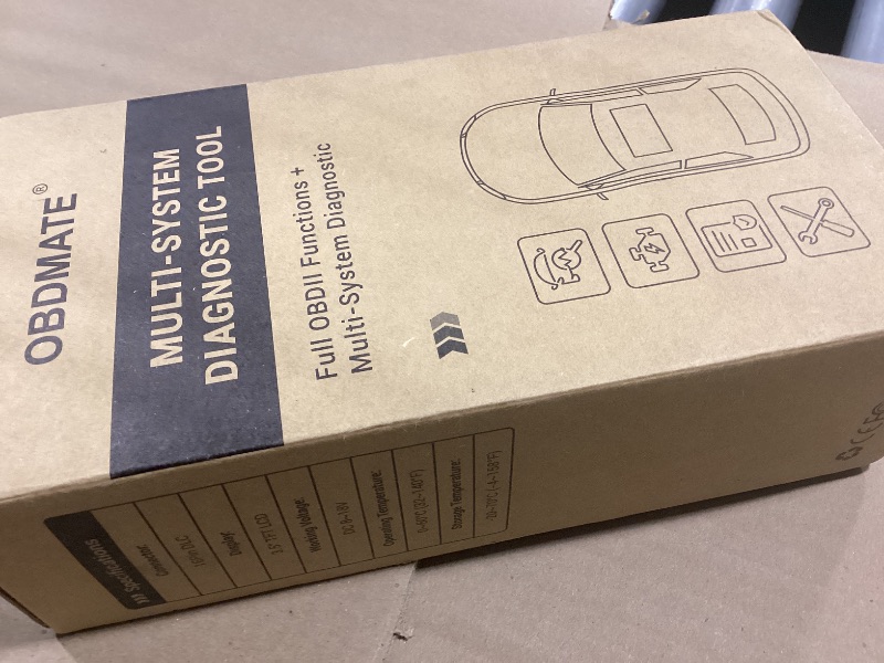 Photo 1 of Case only. OBDMATE OBD2 Scanner with ABS SRS