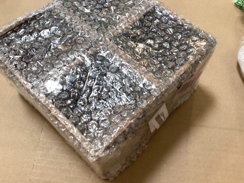 Photo 1 of HAKZEON 4 Pack Wooden Planter Box, 4 Inch Square Wood Vase Flower Pots Rustic Cube Planter Box for Wedding Garden Windowsill Home Decor