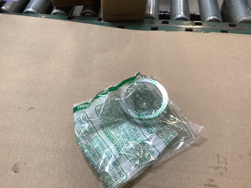 Photo 1 of 2pcs Heavy Duty Stainless Steel Slop Basket Filter Trap, 2.75" Top / 1" Mesh Metal Sink Strainer Shower Drain Hair Catcher for Kitchen Bathroom Bathtub Wash Basin Floor Balcony Drain Hole, Utility