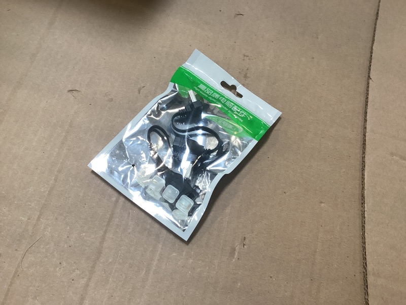 Photo 1 of 2 Pack Right angle USB2.0 Extension Cable, UP Angle 270 Degree USB Extended Adapter, Flat Short 4 Inch Cable For USB-connected Such As Tablets, Smartphones, Car (White Plastic Insulator on top)