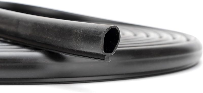Photo 1 of 018-338-BLK RV Secondary Slide-in Seal, RV Rubber Seal Replacement for RV Camper Trailer Slideout System,13/16'' x 11/16'' x 30' -Black
