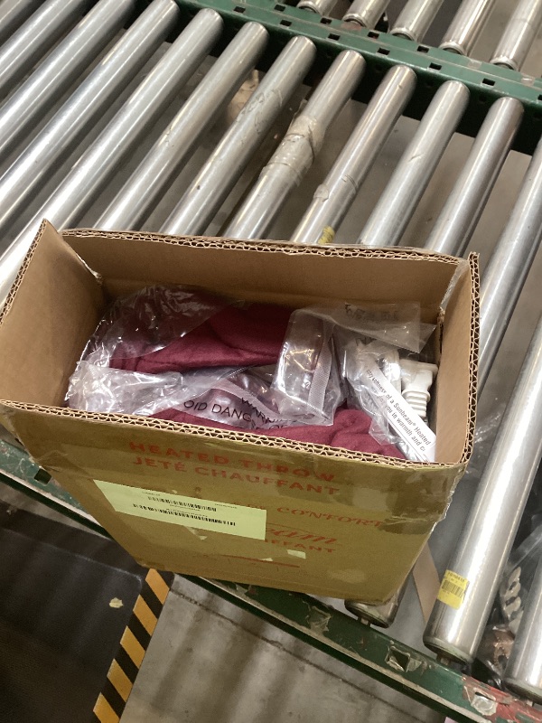 Photo 1 of Sunbeam Royal Ultra Cabernet Heated Personal Throw / Blanket, Cozy-Warm, Adjustable Heat Settings