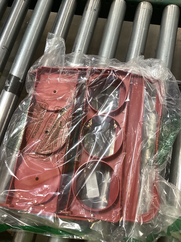 Photo 1 of musbus Reusable Drink Carrier with Handle for Food Delivery Drivers, Portable Cup/Coffee Holder Accessories for Delivery, Foldable Drinks Caddy with Tray, Car Durable Plastic Festive Bottle, Vacation