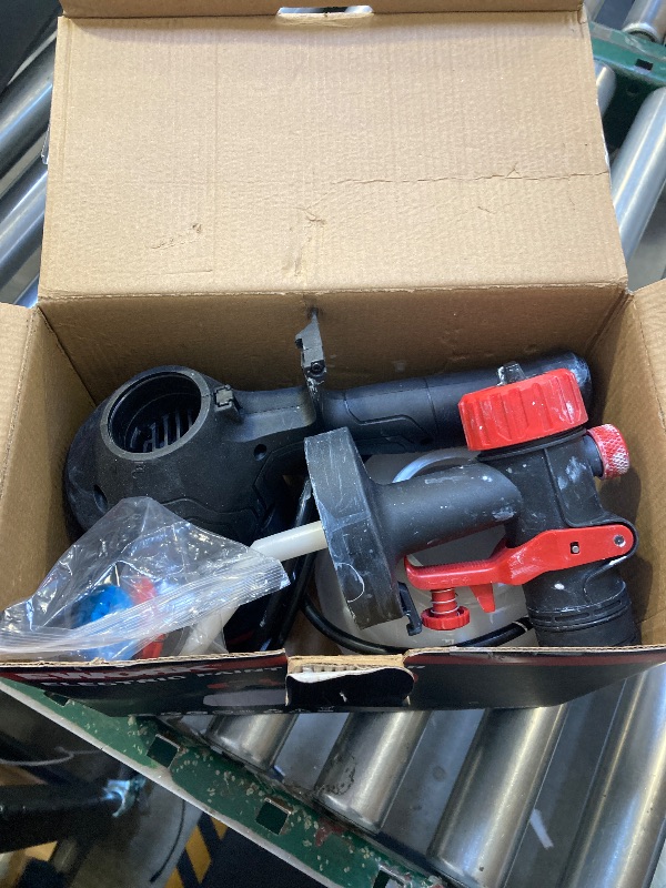 Photo 1 of EWORK Paint Sprayer,1000W HVLP Electric Spray Paint Gun,4 Nozzles and 3 Spray Patterns,1400ml High Capacity Container,180 Din/s, Easy to Clean,for Furniture, Cabinets, Decks, Walls, Doors, DIY