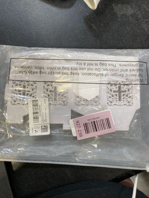 Photo 1 of 100 Pieces Baptism Favors Set Includes 25 Pieces Mini Rosary, Laser Cut Baptism Favor Boxes, White Organza Bags and 25 Pcs Thank You Tags for Bautizo Recuerdos Christening Wedding Party Supplies