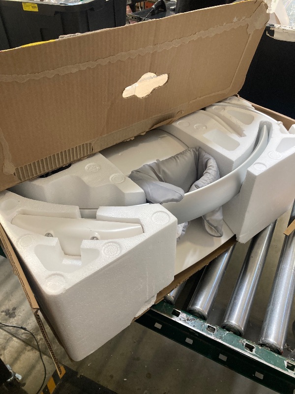 Photo 1 of UPPAbaby Mamaroo Smart Swing – Customizable Soothing Modes with MotionSync Technology – Infant Recline + Bluetooth Enabled – Included Newborn Insert – Stella (Grey Mélange)