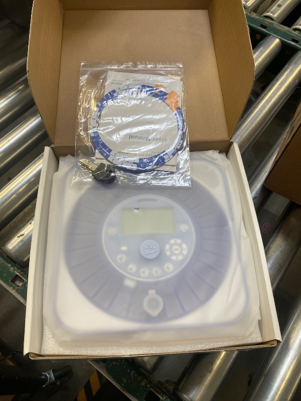 Photo 1 of 28-Day(1X) Automatic Pill Dispenser – One-Press Daily Dispense, Easy-to-Use Slide-Door Cup, Sound & Light Alerts, Moisture-Proof Dual Desiccants, Large Compartments for Tablets & Capsules