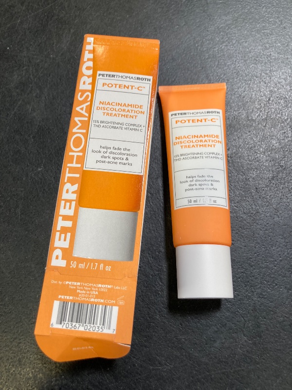 Photo 1 of Peter Thomas Roth | Potent-C Niacinamide Discoloration Treatment for Discoloration, Dark Spots and Post-Acne Marks, Intensive Brightening Treatment with Vitamin C and Niacinamide