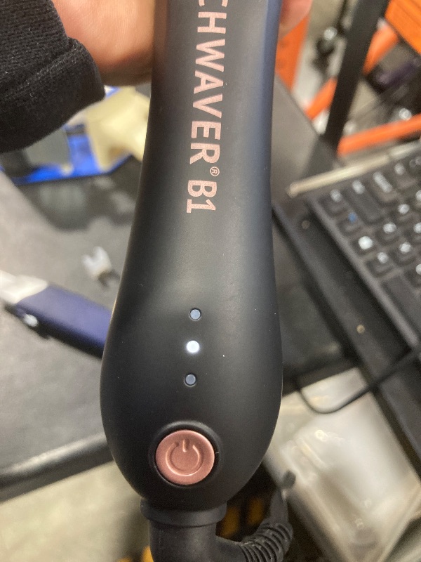 Photo 1 of The Beachwaver Co. B1 Rotating Curling Iron - Automatic 1" Ceramic Curling Iron - Easy-to-Use Spinning Wand for Long-Lasting Waves, Auto-Shut Off, Travel-Friendly, Dual Voltage (BW160), Midnight Rose