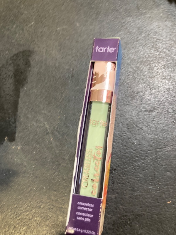 Photo 1 of tarte creaseless corrector – Blendable Formula to Neutralize look of Dark Circles, Blemishes, Redness & Discoloration with Vitamin E, Hydrating, Vegan & Cruelty-Free, full size, green