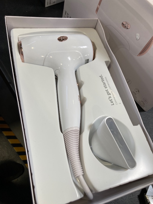 Photo 1 of T3 Fit Compact Hair Dryer, White/Rose Gold, 1 Count