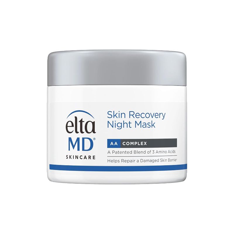 Photo 1 of EltaMD Skin Recovery Overnight Face Mask, Moisturizer Cream Night Mask for Face & Neck, Safe for Sensitive Skin, 1.7 oz Jar