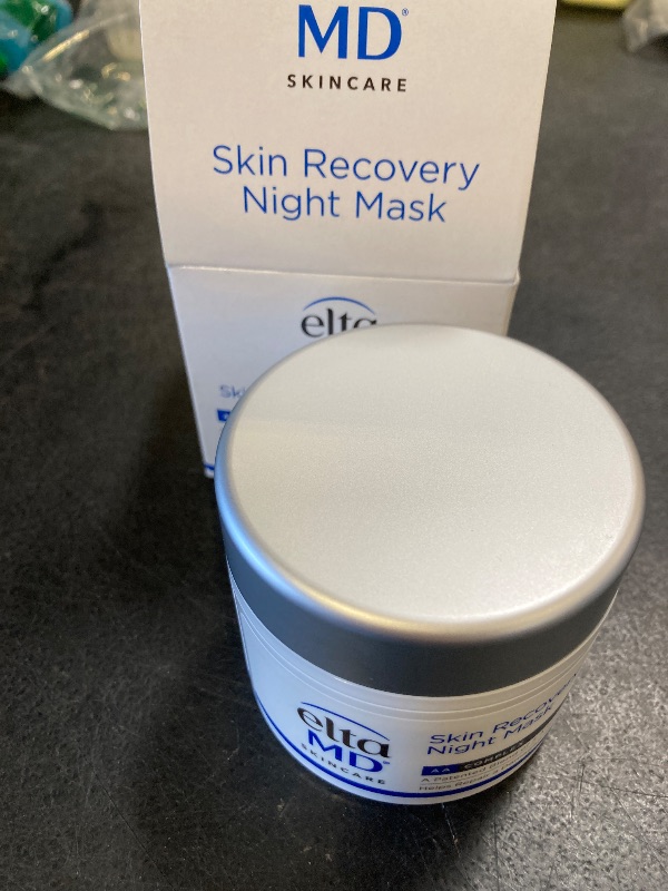 Photo 1 of EltaMD Skin Recovery Overnight Face Mask, Moisturizer Cream Night Mask for Face & Neck, Safe for Sensitive Skin, 1.7 oz Jar