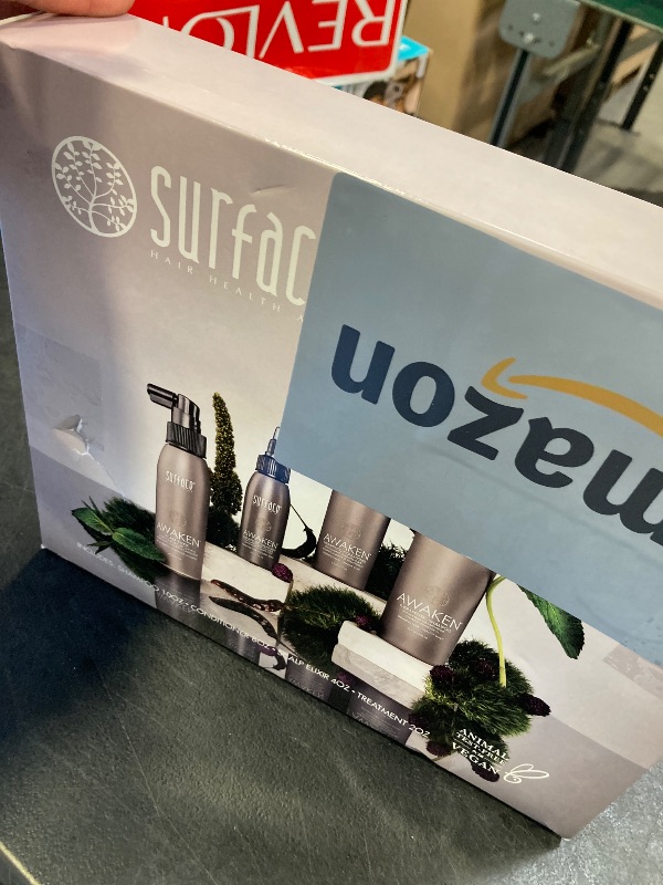 Photo 1 of Surface Hair - Awaken Kit: Shampoo, Conditioner, Scalp Elixir and Therapeutic Treatment - for Thinning Hair, Hair Loss and Thickening