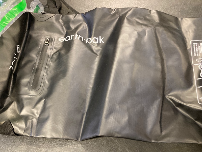 Photo 1 of Earth Pak Waterproof Backpack - Heavy Duty Hiking Backpack - Roll-Top Closure Bag - Cushioned Dry Bag Waterproof Phone Case
